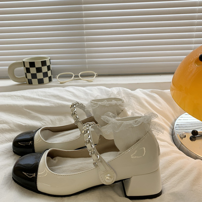 taobao agent White high demi-season summer footwear, 2023 collection, french style