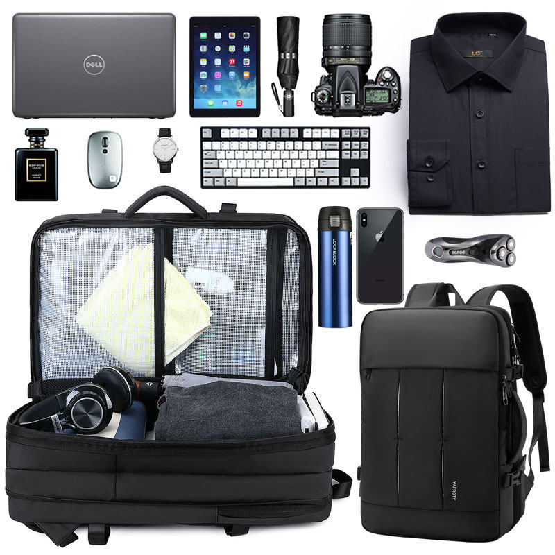 Laptop bag 17 inch backpack men's double shoulder large capacity travel oversized clothing men's business travel school bag