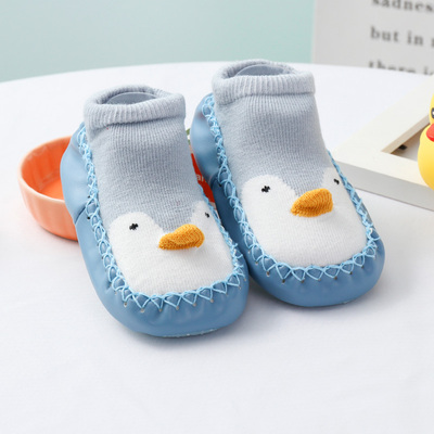 婴儿袜子地板袜春秋夏薄款防滑软底男女宝宝学步鞋袜儿童袜套纯棉