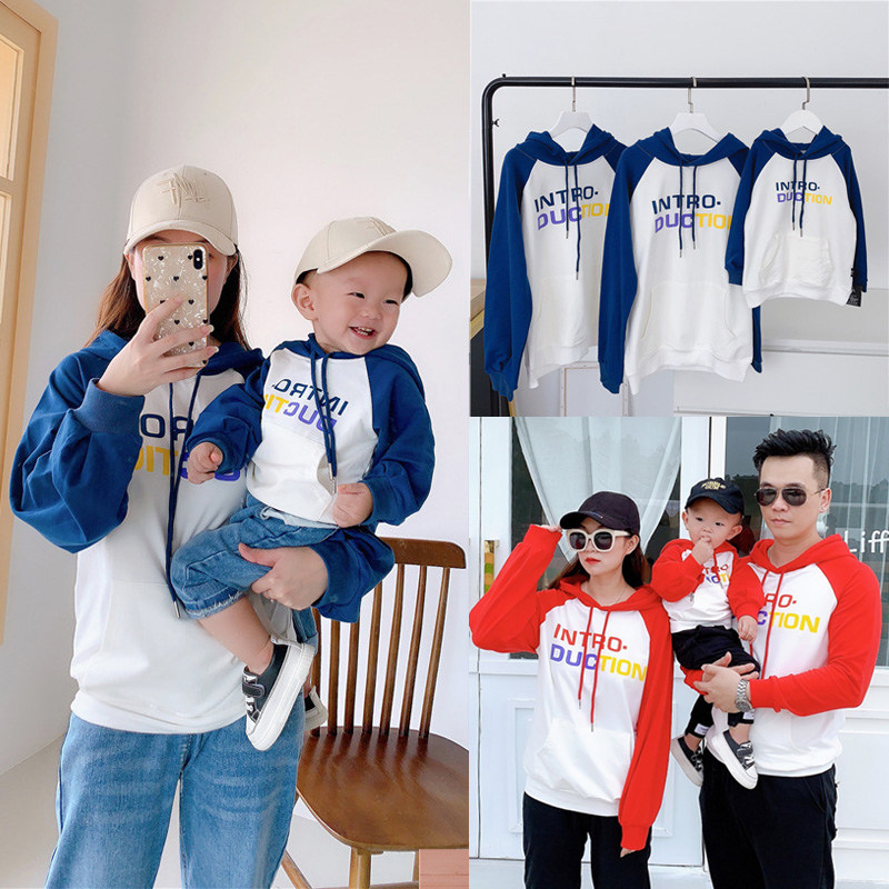 Parent-child autumn 2021 new tide mother-daughter mother-child family of three babies four different foreign style vests