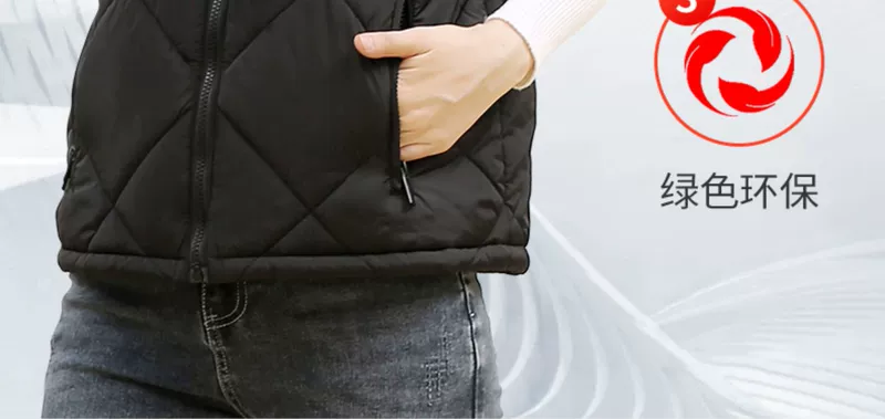 áo khoác sưởi điện Quần áo làm nóng nam sạc áo sưởi thông minh Áo sưởi nữ ấm áp toàn thân bằng điện sưởi ấm quần áo áo vest cổ cao áo sưởi ấm áo sưởi ấm cơ thể áo khoác sưởi ấm bằng pin