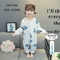 Двухэтажный фланелевый спальный мешок