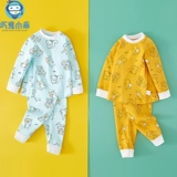 Детское термобелье, хлопковые штаны, нижнее белье, детский комбинезон, осенняя хлопковая пижама для мальчиков