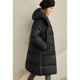 AMII Minimalist vịt xuống áo khoác nữ 2019 Winter New Straight Hood Thêm Ấm Coat Coat dài