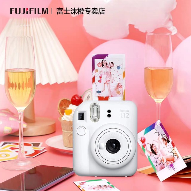 Fuji mini11 upgraded version mini12 instant camera one-time imaging student model cheap package including photo paper