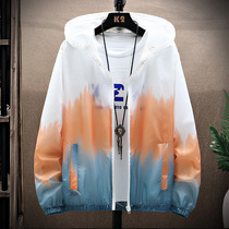 Boy sunscreen 12 Summer clothing CUHK Childrens thin jacket 15-year-old boys air conditioning suit ocean gas wave mens clothing