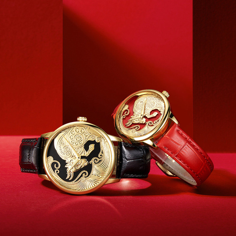 马克华菲 国家宝藏联名款 牛年限定 牛转钱坤 石英表 天猫优惠券折后￥158包邮（￥288-130）男、女4款可选