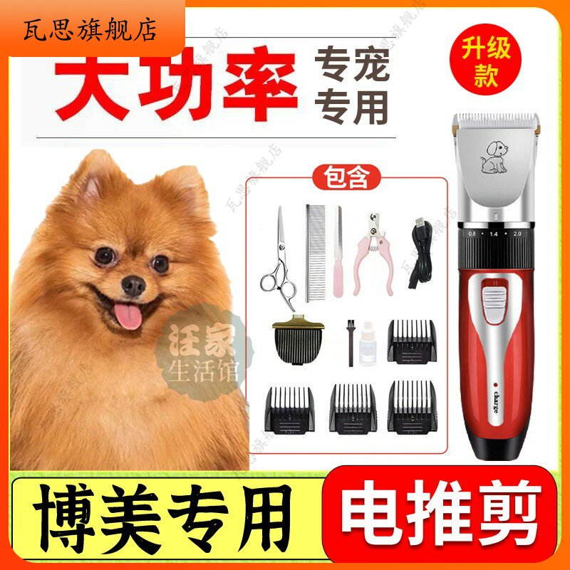 Pomeranian special dog shaver pet shop electric clipper electric clipper high-power professional trimming of soles of feet