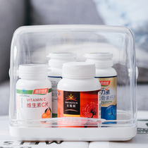 ASVEL JAPAN KITCHEN CONTAINING BOX FOOD STORAGE CABINET COSMETICS STORAGE BOX MEDICINE PLASTIC FLIP FLOPPING CASE