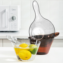 ASVEL Japan imported water scoop can not break the water spoon Kitchen scoop water scoop household long handle plastic plus deep water scoop