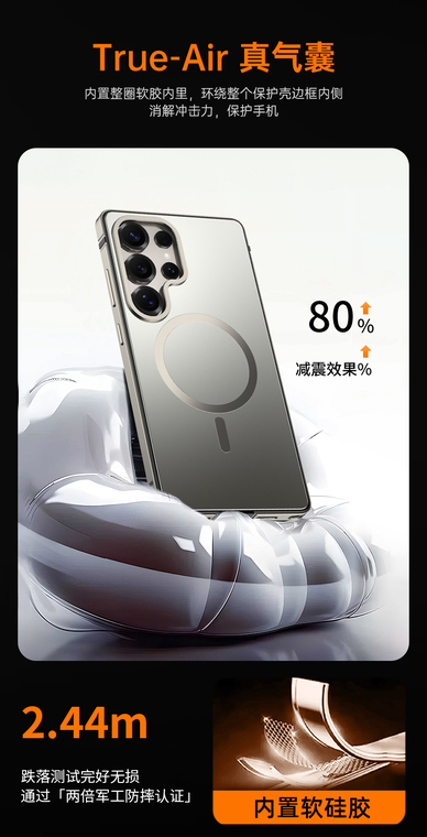 IMCHEN【Metal 】 MagSafe S25, S25 Plus, S25 Ultra Samsung Phone Case