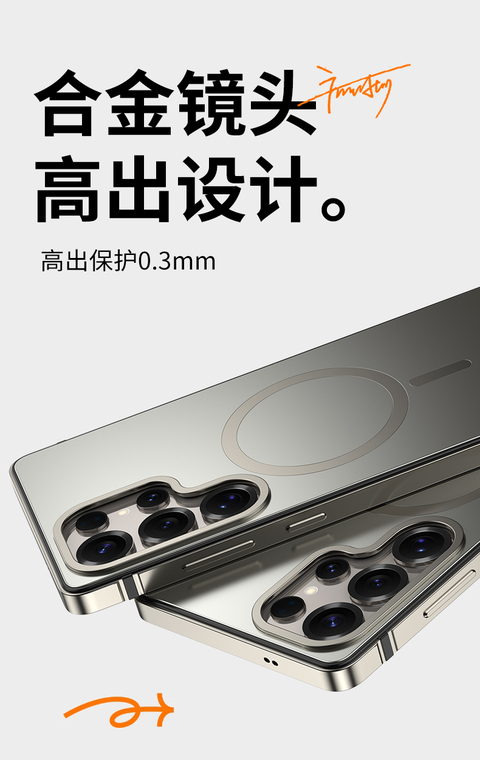 IMCHEN【Metal 】 MagSafe S25, S25 Plus, S25 Ultra Samsung Phone Case
