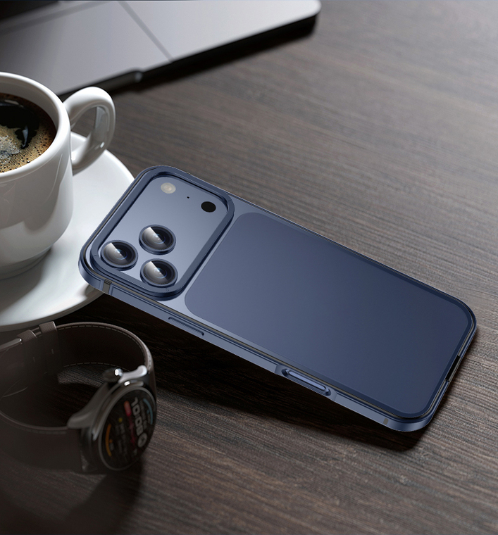 Vibrant Orange Textured Minimalist iPhone Case