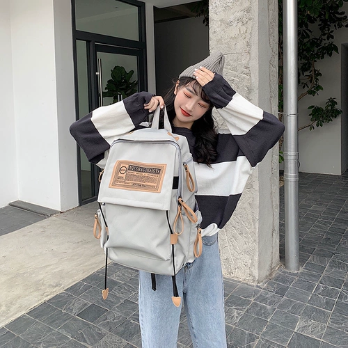 Ранец, вместительная и большая сумка через плечо для школьников, ноутбук, рюкзак, для средней школы, подходит для студента