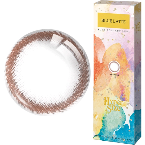 4 -й кишки Большой Meiman Meimi Pupil Blue Latte Series ежедневно бросает 10 кусочков смешанных контактных линз с малым диаметром