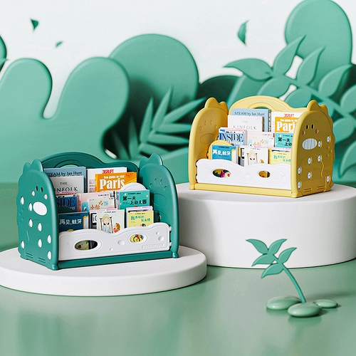 Настольная книжная полка, книга с картинками, простая система хранения для спальни