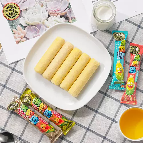 徐福记 Мигма зажатый рисовый рисовый рулон купание куполовые закуски 520G рис фрукты Энергетическая палка Смешанный аромат