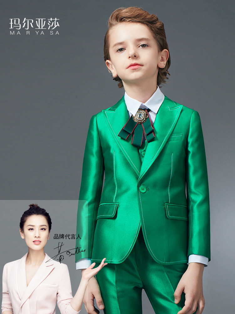 Mary Yasha boys dress little host suit suit British model piano performance children's performance suit
