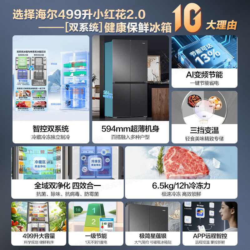 海尔HRF-S50YTC9U1冰箱图片