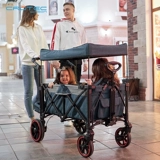 Складная детская коляска с сидением для близнецов для кемпинга, коллекция 2022, можно сидеть и лежать