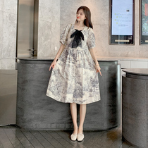 Pregnant woman summer dress dress dress pure cotton small summer slim fit high pregnancy temperament Summer Fashion horny dresses
