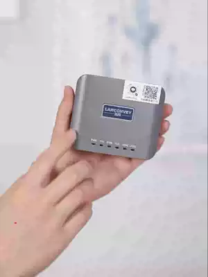 Blue wide LP-N210 wired printing server USB printer network Sharer remote cloud printing mobile phone printing support thermal pin inkjet laser