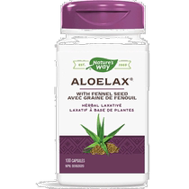 Direct shipping from Canada Natures Way Aloe Vera Fennel Seed (100 V capsules)