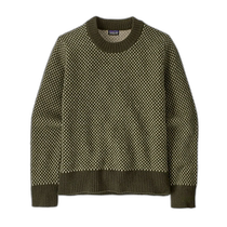 US direct mail Patagonia recycled wool crew neck sweater - Womens Ridge Pine Needle