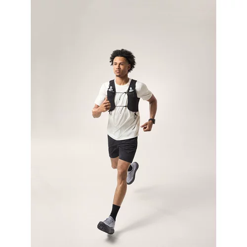 Возврат в течение 1 часа. Мужская влагоотводящая и быстросохнущая уличная футболка Arc'teryx Cormac 40+ с короткими рукавами с прямыми волосами из Канады.