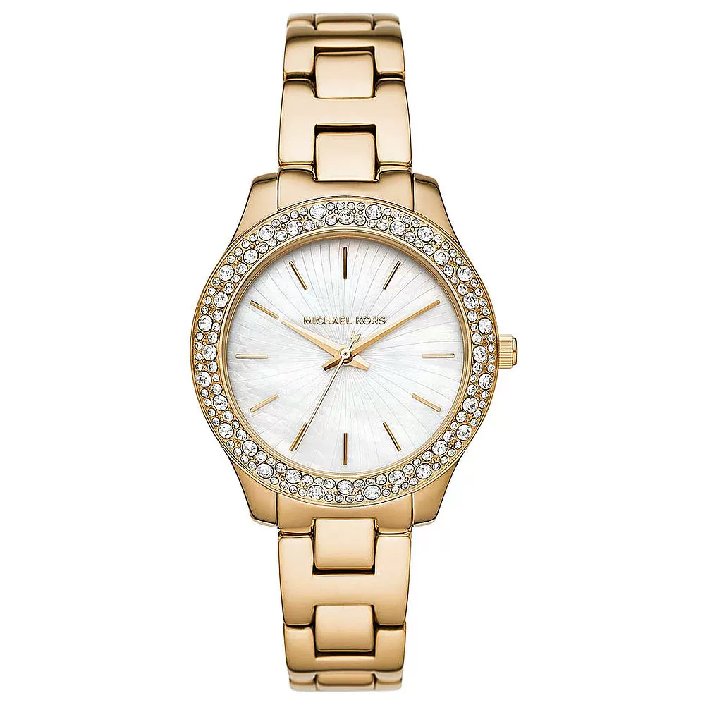 Michael Kors WOMEN's Liliane White Dial Watch