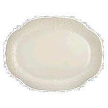 Lenox French Perle Oval Platter White - Multicolor (American Outlet) Straight Hair