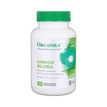 加拿大直邮Organika 银杏叶提取物 60 毫克(V 胶囊)