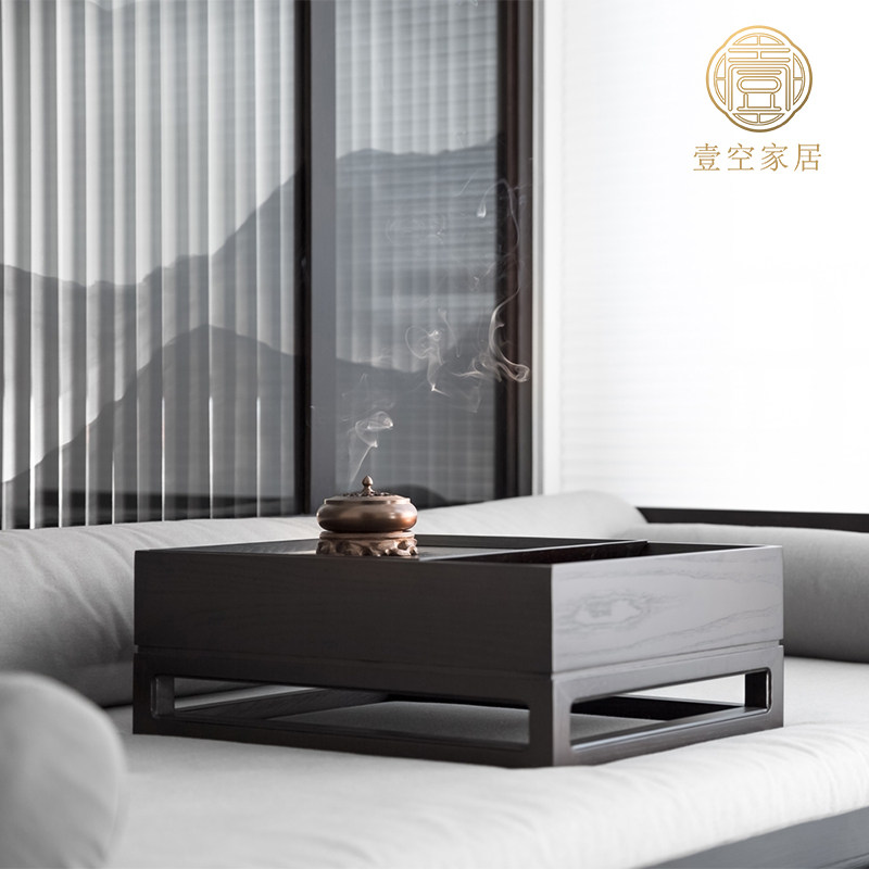 Kang a few solid wood Northeast home mini tea table new Chinese Kang table tatami low tea table Japanese bay window table Zen