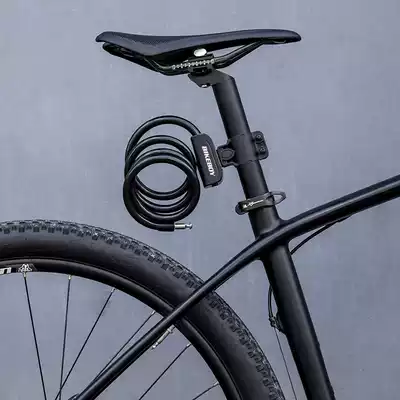 Car lock bicycle portable anti-theft lock fixed road car electric car cable lock bicycle accessories mountaineering car lock