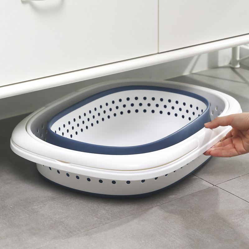 Home Dirty Laundry Containing Basket Makeup Room Hand Laundry Basket Change Washing Clothing Storage Barrel Folding Bathroom Clothed Deity