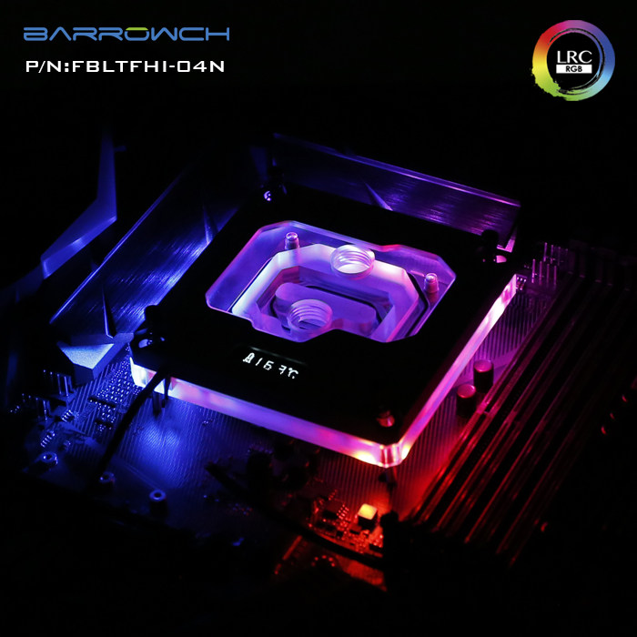 Computer CPU water cooling head Barrowch INTEL115X X99 number X299 display water cooling heads