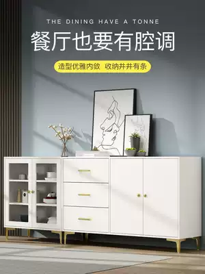Dining cabinet modern simple wine cabinet kitchen bowl cabinet home living room wall Tea side cabinet Nordic storage rack