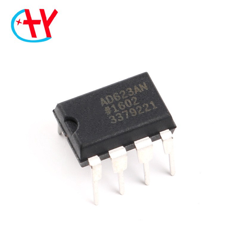 原装正品 直插 AD623ANZ DIP-8单电源轨到轨低成本仪表放大器芯片