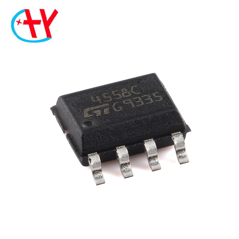 原装正品 MC4558CDT SOP-8 宽带宽双路双极性运算放大器芯片