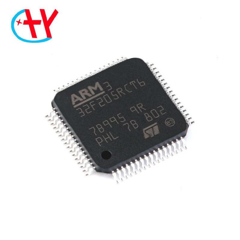 原装正品 STM32F205RCT6 LQFP-64 ARM Cortex-M3 32位微控制器MCU