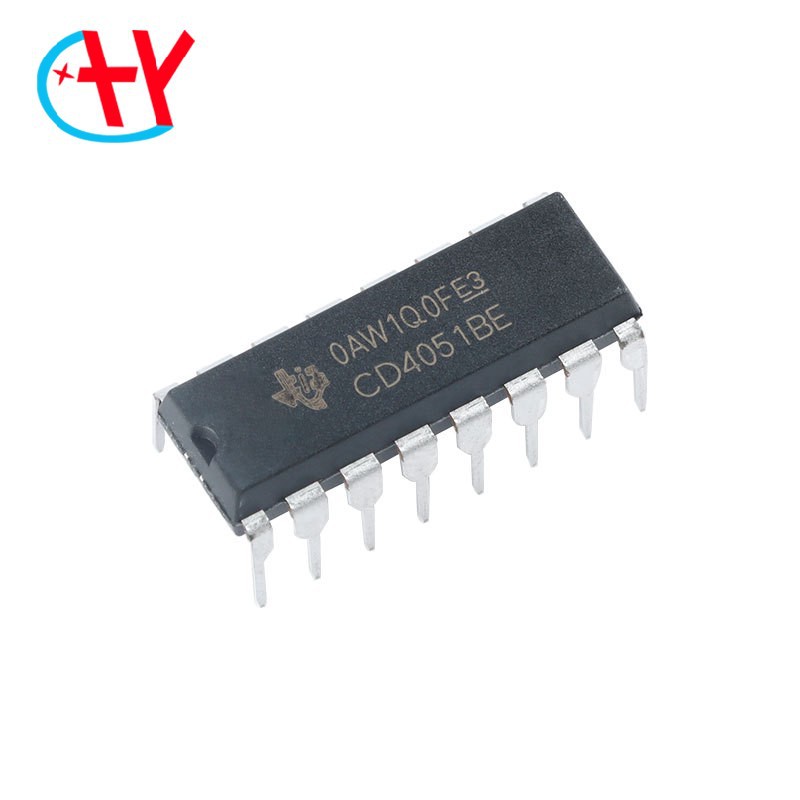原装正品 直插 CD4051BE DIP-16 芯片 CMOS逻辑器件