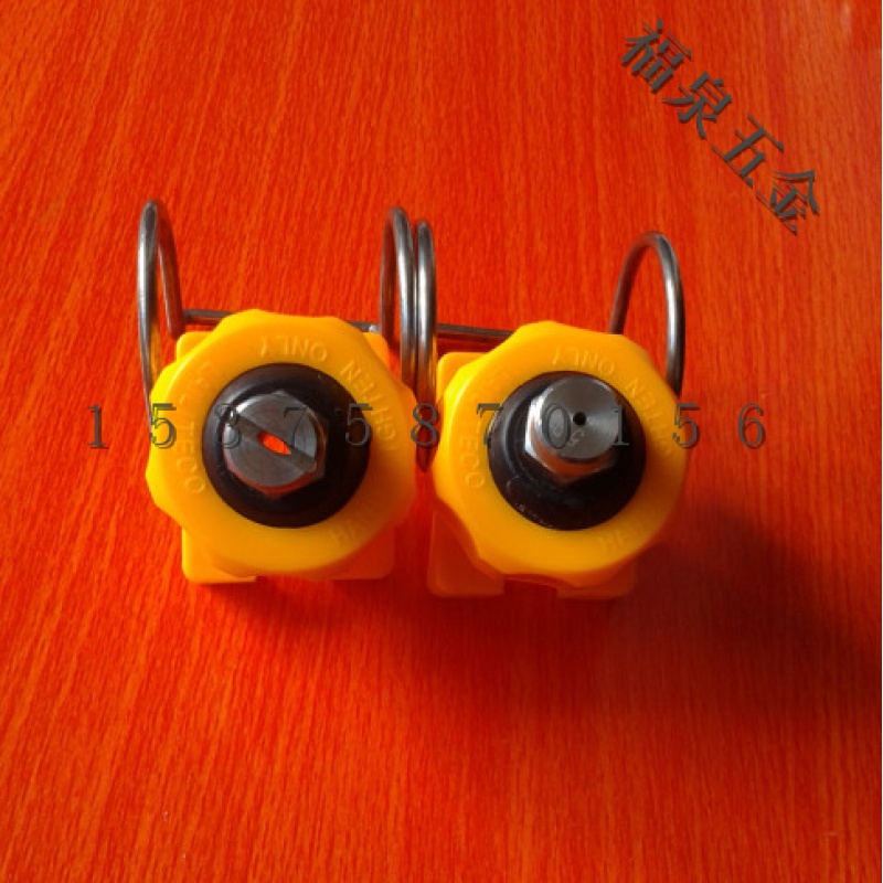 Clip Fan Nozzle Universal Adjustable Nozzle Industrial Spray Cleaning Atomization Humidification Dust Nozzle Buckle