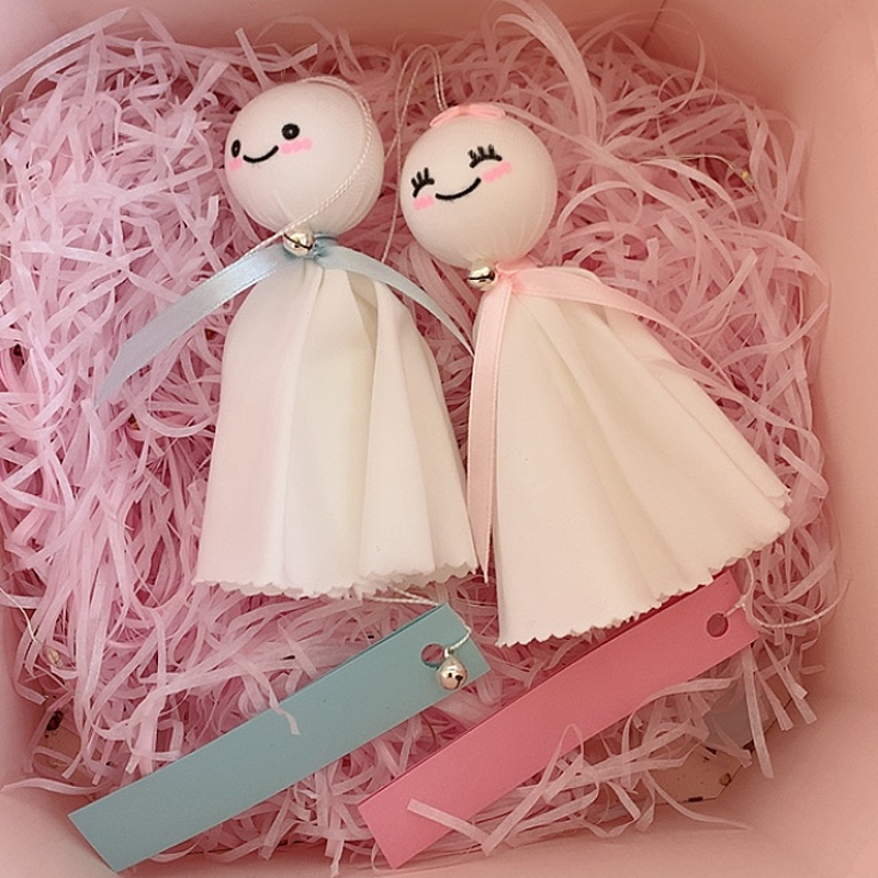 Sunny day doll pendant School bag Plush handmade muppet A break to sweep the wild Qing Niang car pendant to send a gift to girls