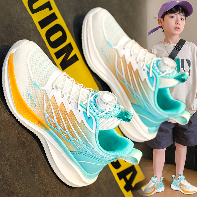 Boys' Shoes, Sneakers, 2026 New Autumn Kidsren's Basketball Shoes, Mesh Breathable, Medium and Large Kidsren's Running Shoes for Boys