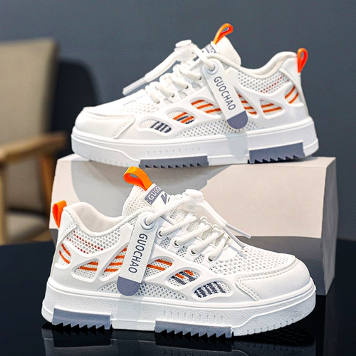 Туфли для мальчиков, летние кроссовки, детская дышащая спортивная обувь, подходит для подростков