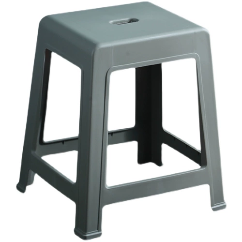 Пластиковый домашний табурет сгущенной детской скамейкой для взрослых простые обеденный стол стул журнальный столик столовый стул Средний квадратный табурет в ванной комнате