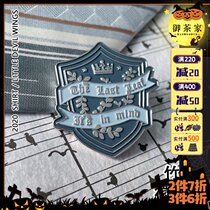 (Royal Tea Home) Bamboo Moon Badge JK uniform dress bag shirt matching accessories small items (spot)