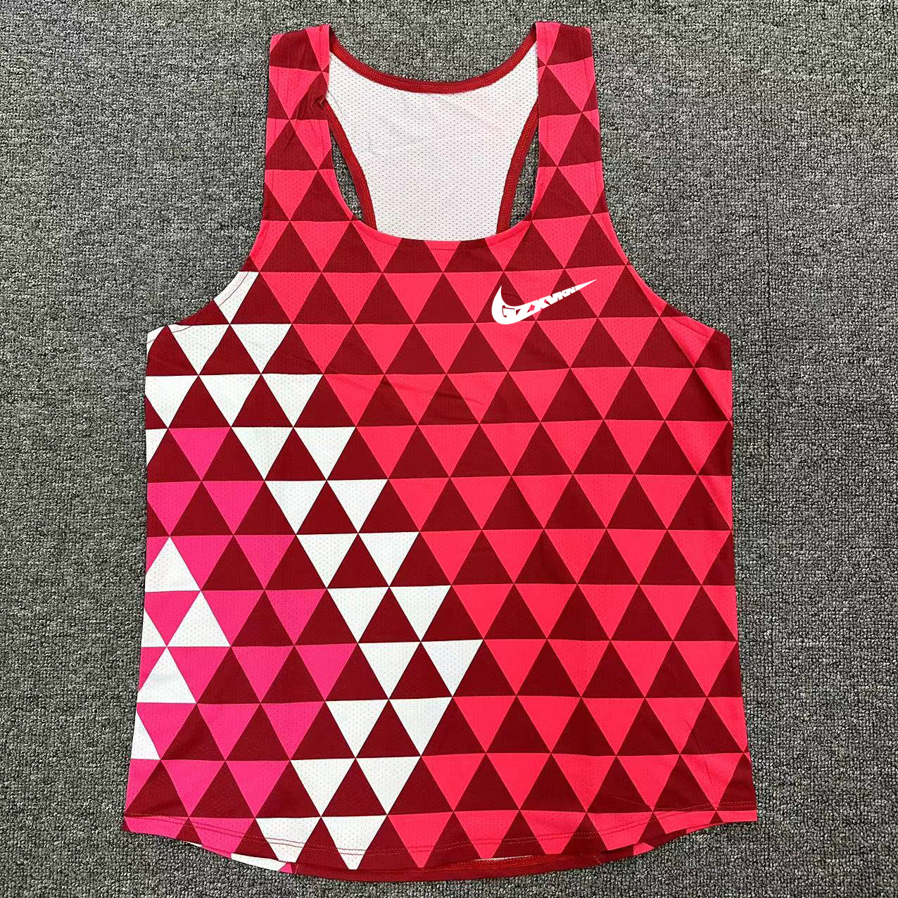 男性と女性のためのスプリント陸上競技スーツ、地方チームの身体検査競技用ベスト、スポーツ学生のトレーニング用マラソンランニングスポーツトップス