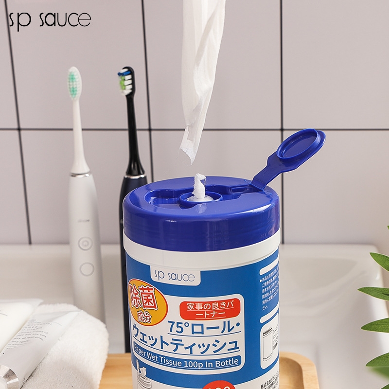 Japan SP Alcohol Cleaning wet wipes mobile phone ipad laptop display screen wiping cloth keyboard TV liquid crystal screen glasses cleaning degeria wet paper towels Barrel Germicidal Disinfect God
