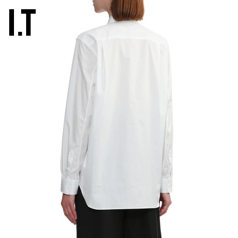 Кожаная куртка IT CDG PLAY COMME des GARCONS Rei Kawakubo пара в обтяжку с лацканом рубашка с длинным рукавом